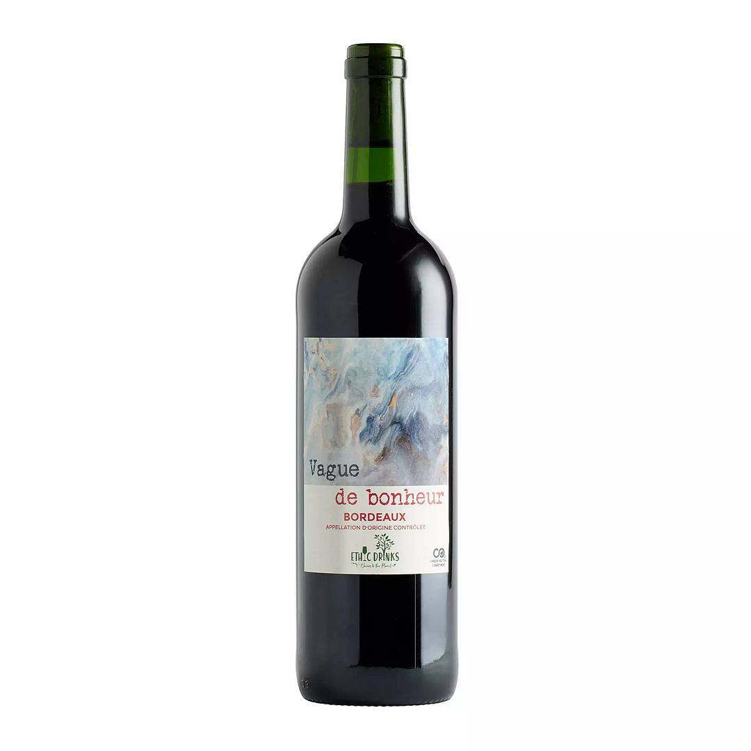Vague de Bonheur Organic Cabernet - Merlot Bordeaux France 2023