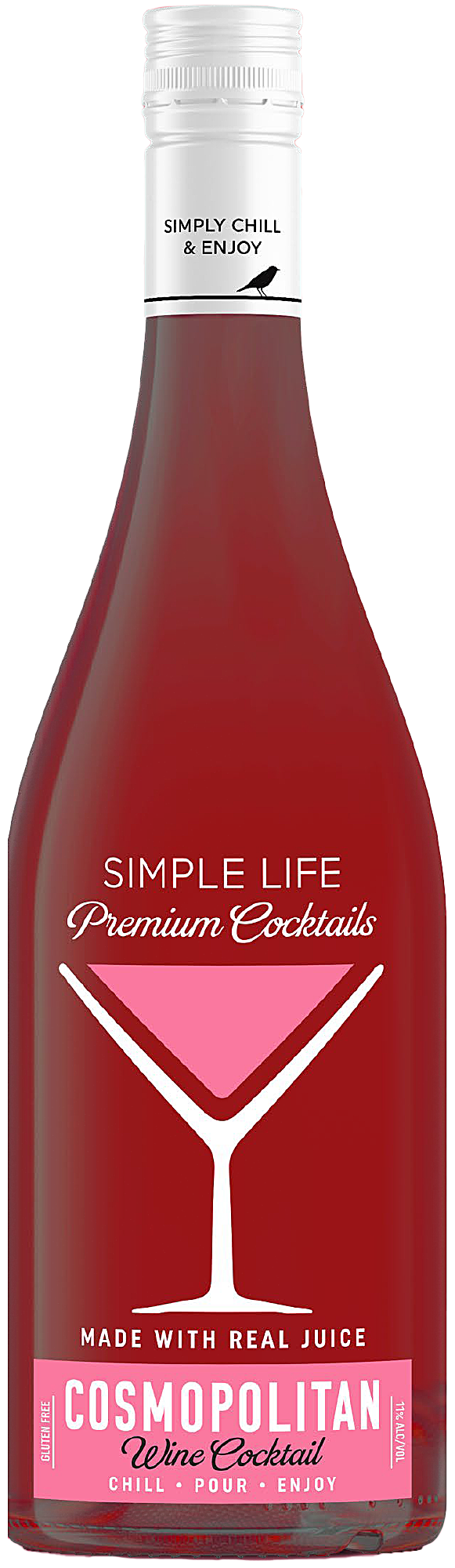 Simple Life Wine-Based Cosmopolitan Cocktail