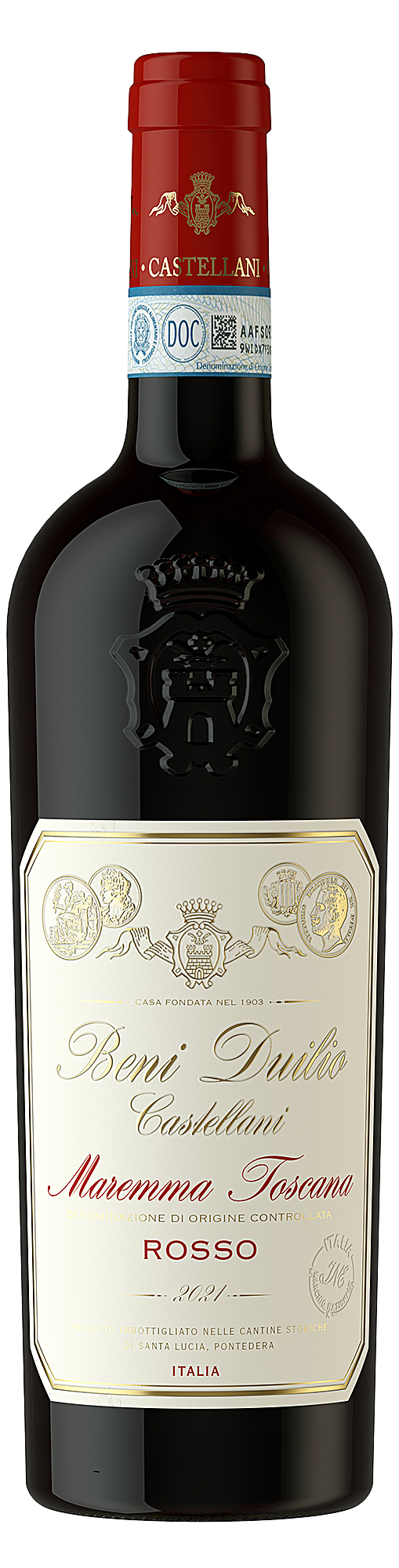 2021 Beni Duilio Castellani Rosso Maremma Toscana D.O.C