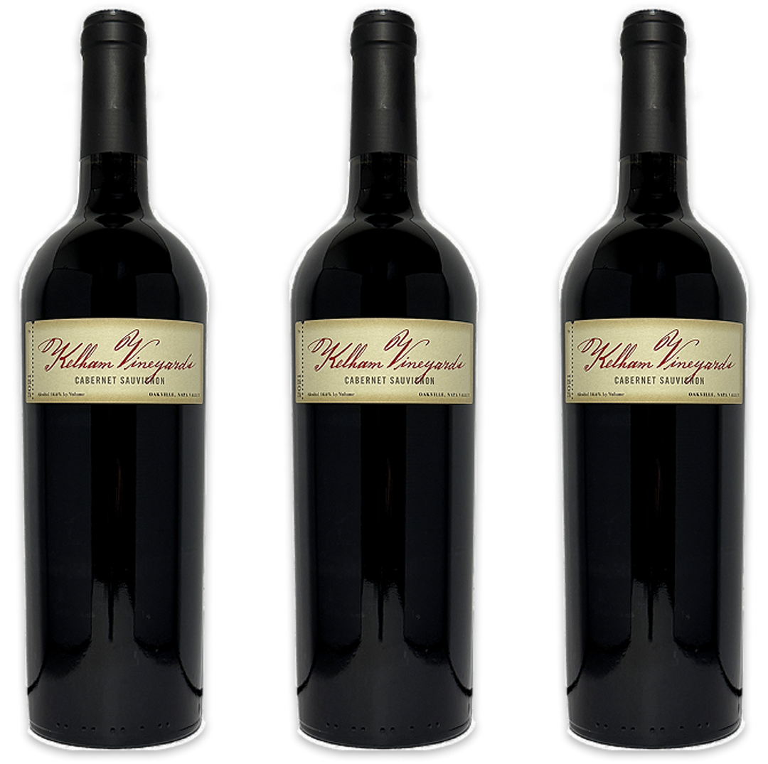 Kelham Cabernet Sauvignon Oakville AVA Napa California 2021 3-Pack