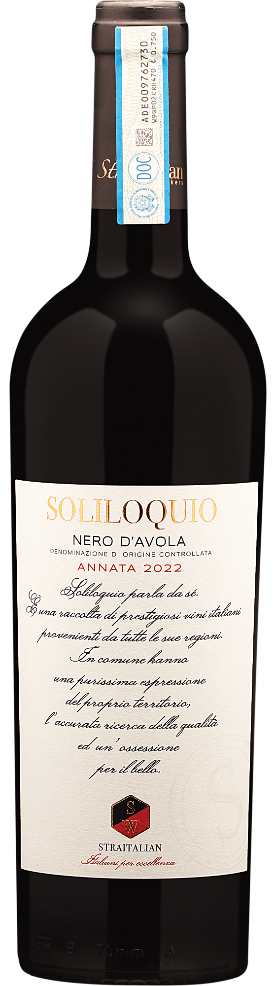 2022 Soliloquio Nero d'Avola DOC