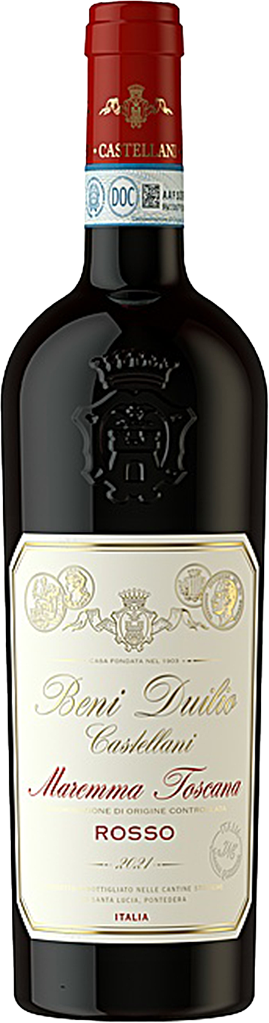2019 Beni Duilio Castellani Rosso Maremma Toscana D.O.C