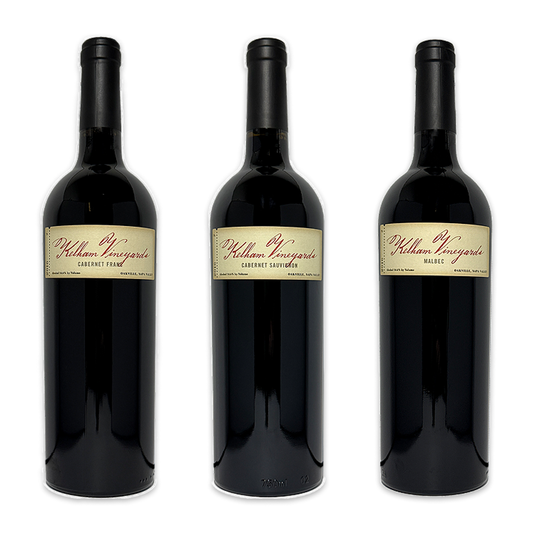 Kelham Vineyards Oakville Reds Trio
