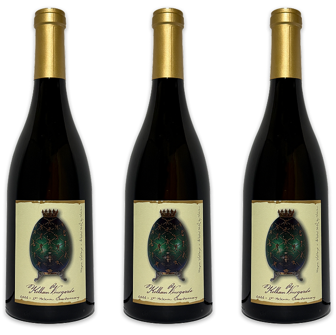 Kelham Chardonnay St. Helena Napa California 2022 3-Pack