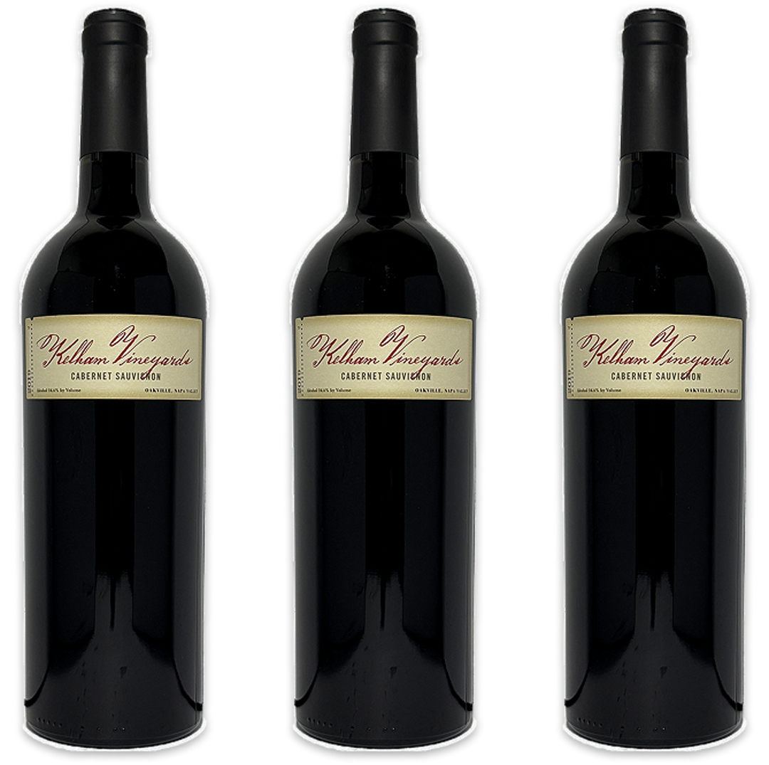 Kelham Cabernet Sauvignon Oakville AVA Napa California 2019 3-Pack