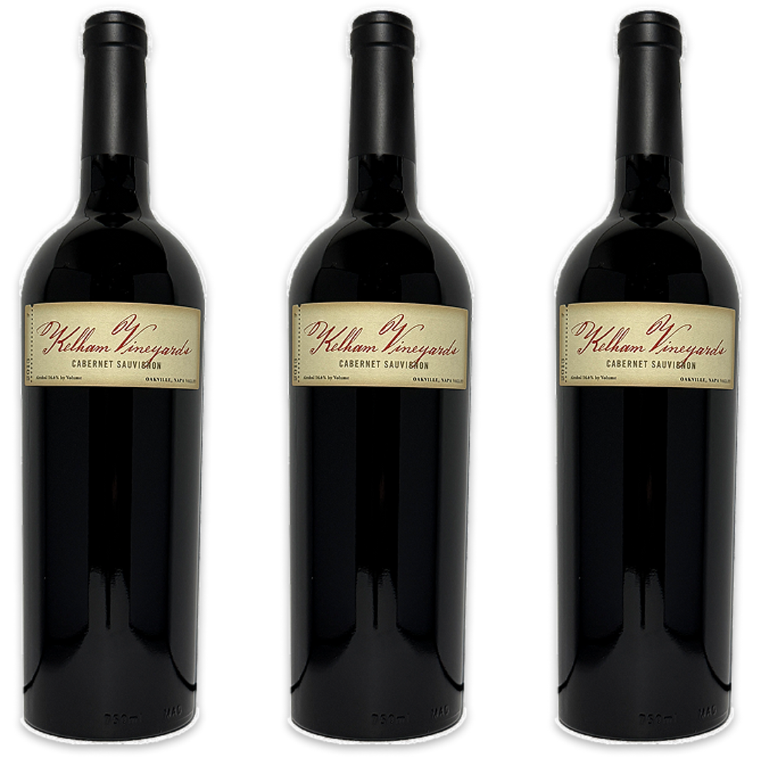 Kelham Cabernet Sauvignon Oakville AVA Napa California 2013 3-Pack