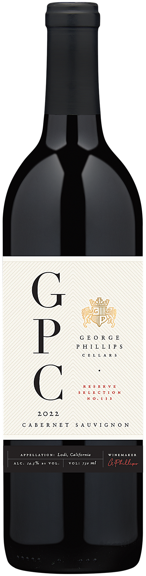 2022 George Phillips Cellars Reserve Selection No. 113 Lodi Cabernet Sauvignon