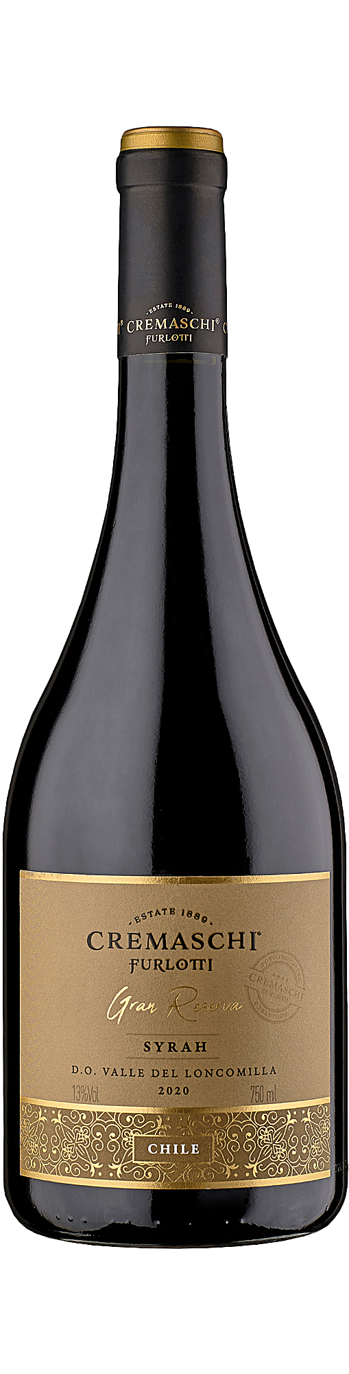 2020 Cremaschi Furlotti Gran Reserva Syrah Chile