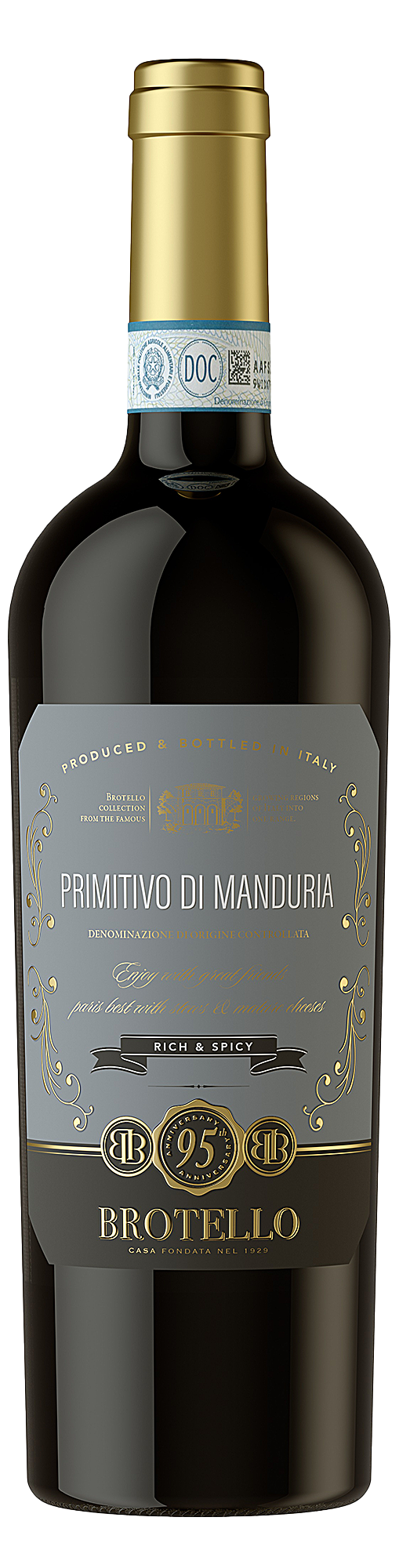 2022 Bertoli Primitivo di Puglia I.G.T.