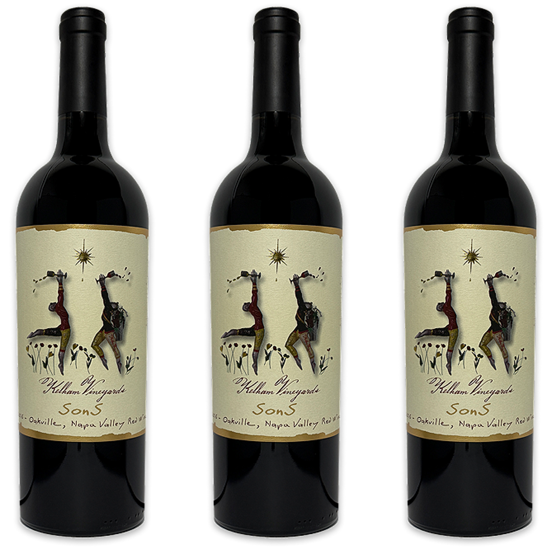 Kelham Sons Red Wine Blend Oakville AVA Napa California 2016 3-Pack