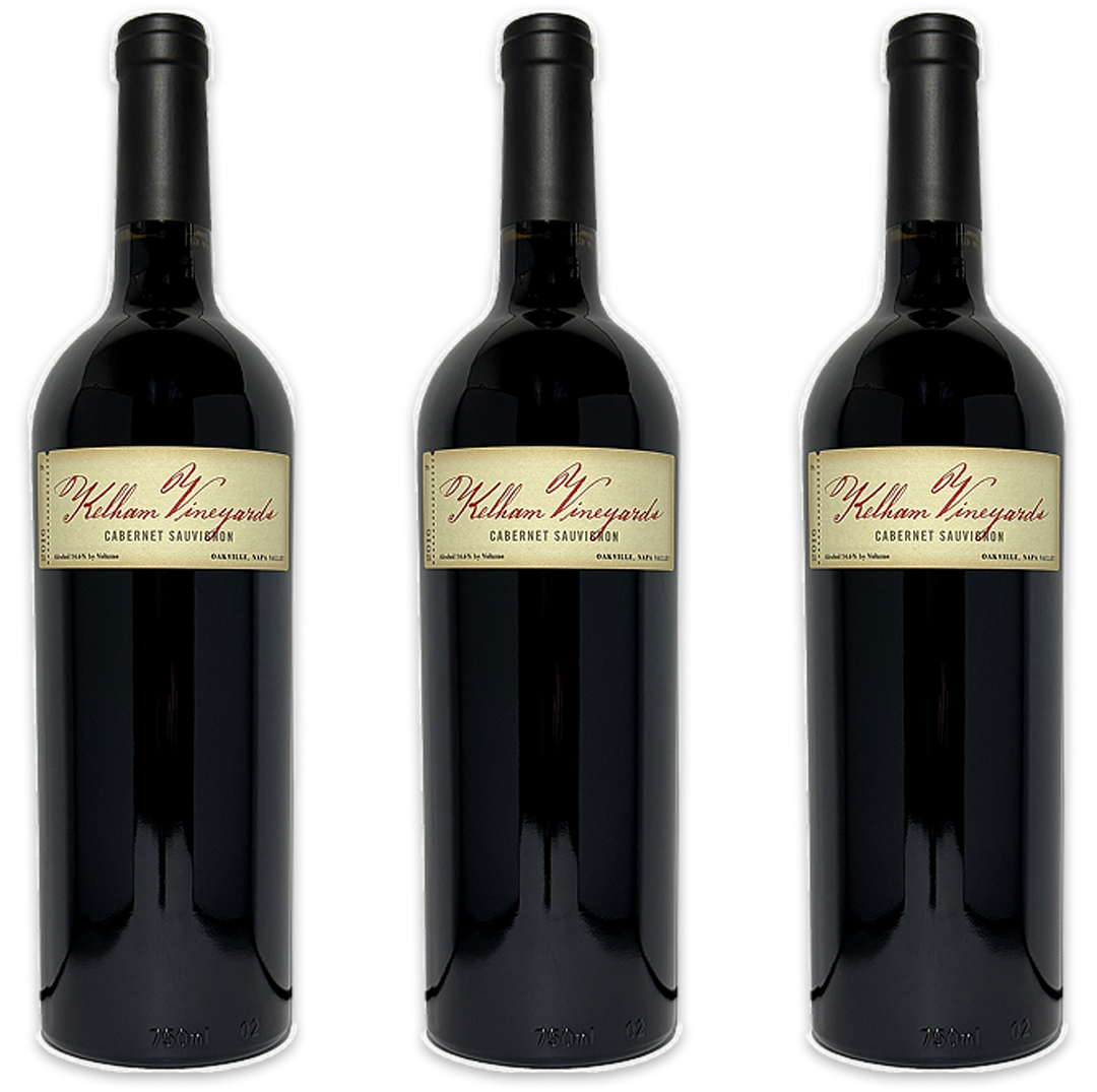 Kelham Cabernet Sauvignon Oakville AVA Napa California 2016 3-Pack